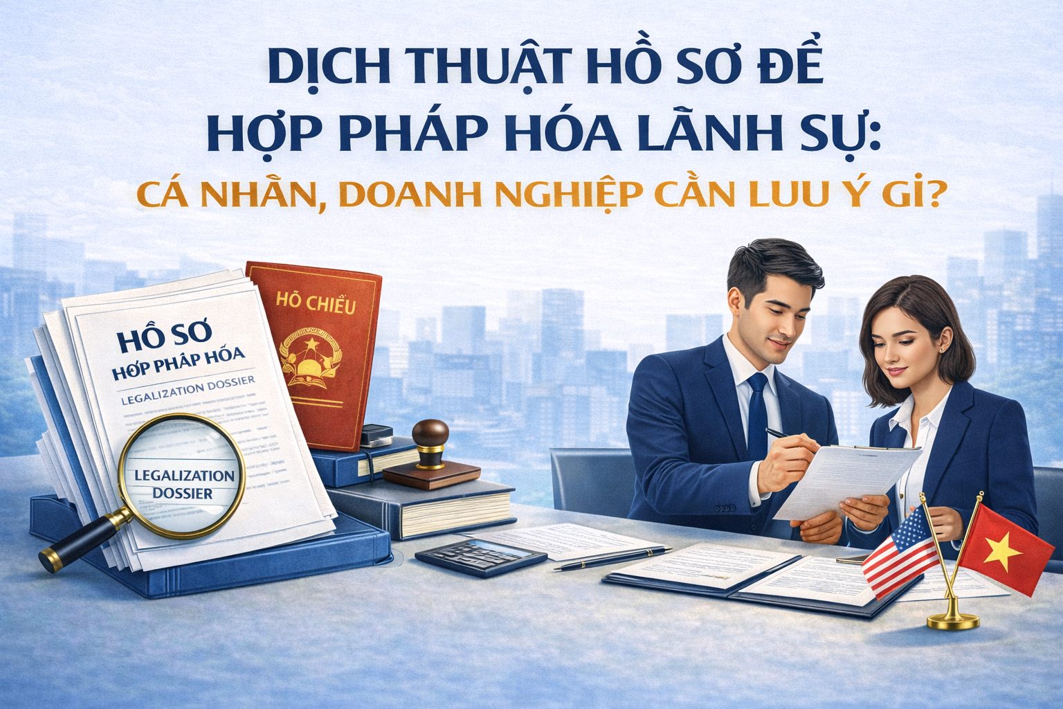 Dịch thuật hồ sơ để hợp pháp hóa lãnh sự: cá nhân, doanh nghiệp cần lưu ý gì?